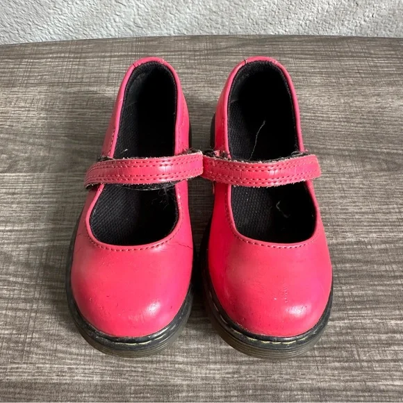 Dr. Martens TULLY Girls Pink Mary Jane Shoes Toddler Size 8 - Picture 2 of 8